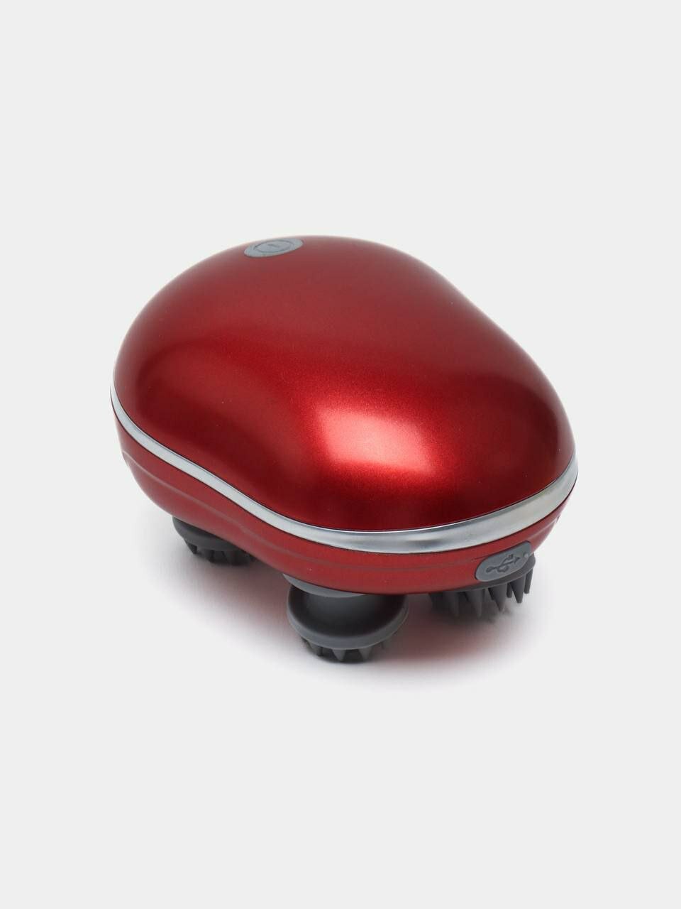 Массажер для кожи головы электрический массажер массажер для волос scalp massager силиконовые массажные насадки