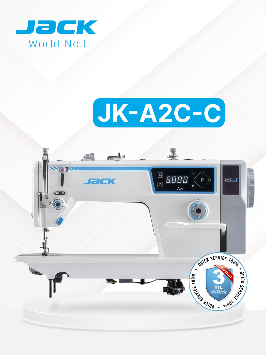 Швейная машина Jack A2C-C, автоматическая обрезка нити, замок Lockstitch