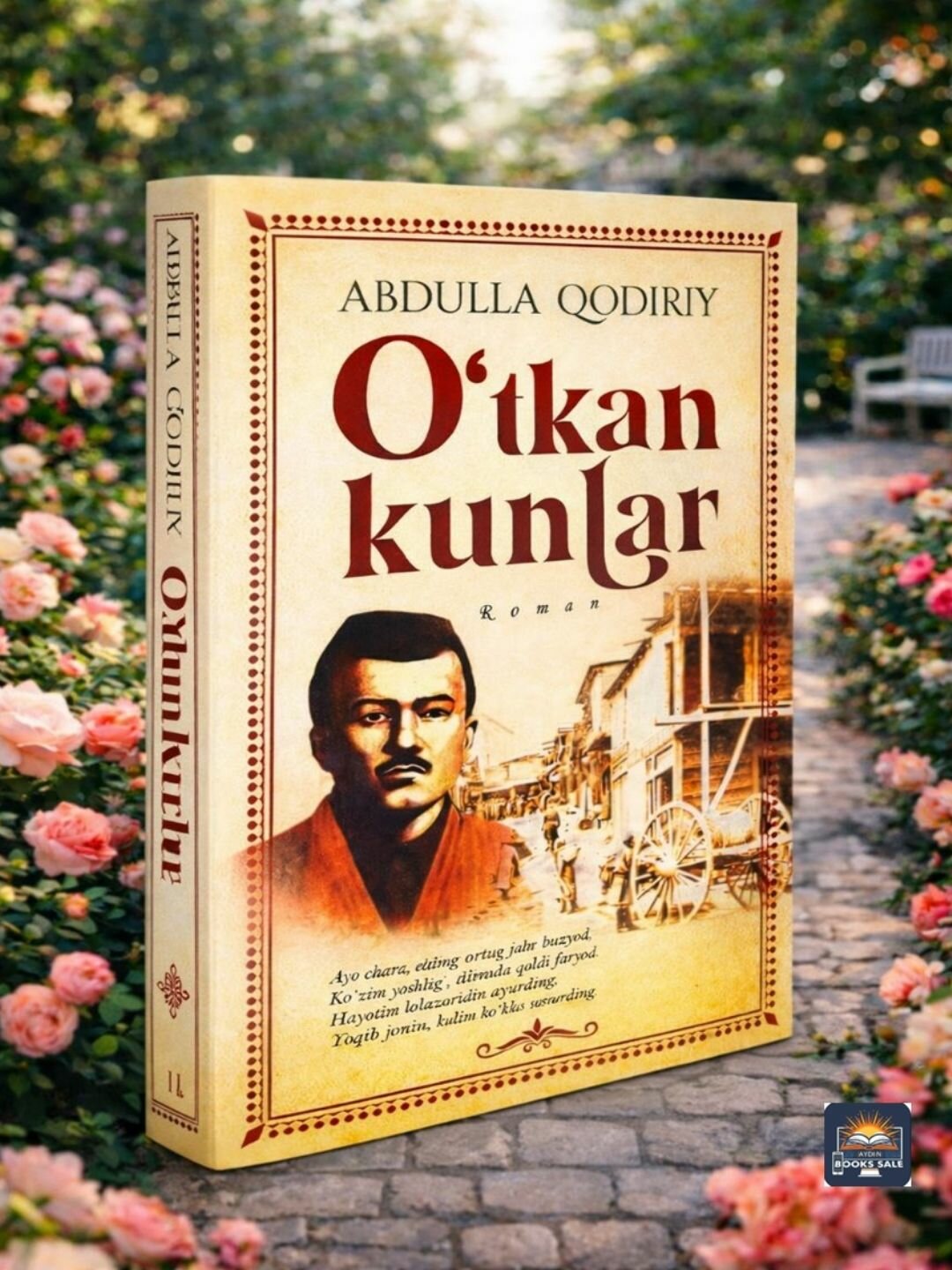 Книга, Уткан Кунлар, Абдулла Кодирий, на узбекском языке, латиница