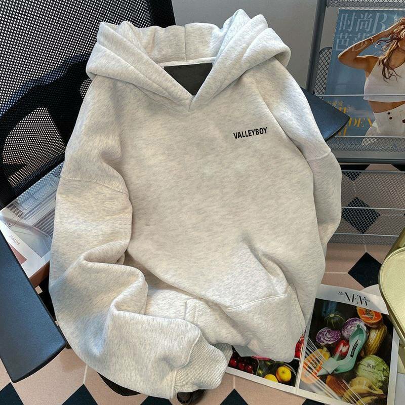 Водолазка  Стиильное серое худи в стиле оверсайс, размер S,ML,XL,2XL, 023 серый — фото 1