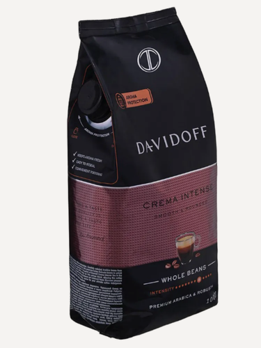 Изображение товара Davidoff Crema Intense кофе в зернах 1 кг пакет с клапаном