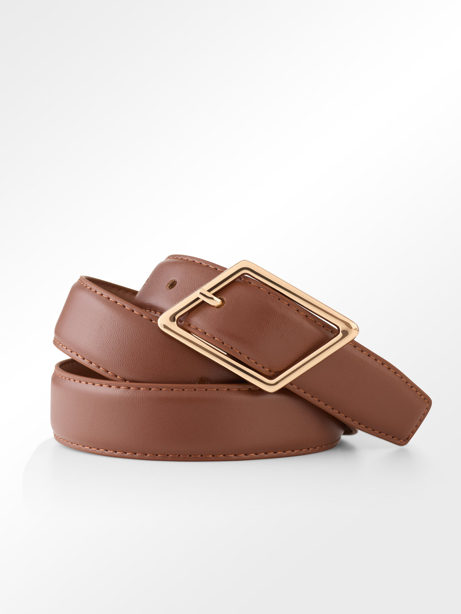 Ремень Daniele Riccardi для женщин, коричневый — фото 1