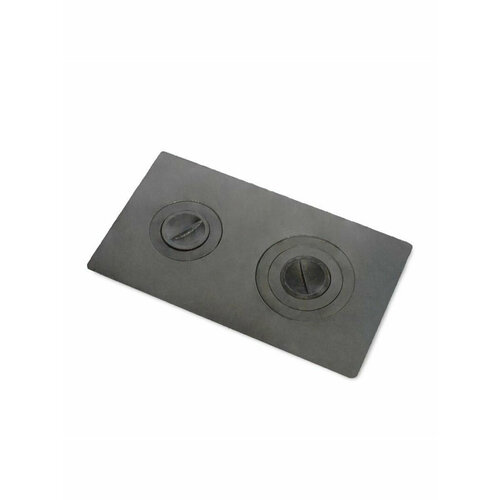 Плита для печи чугунная Балезино П2-3 2 конфорки 710х410 6629₽