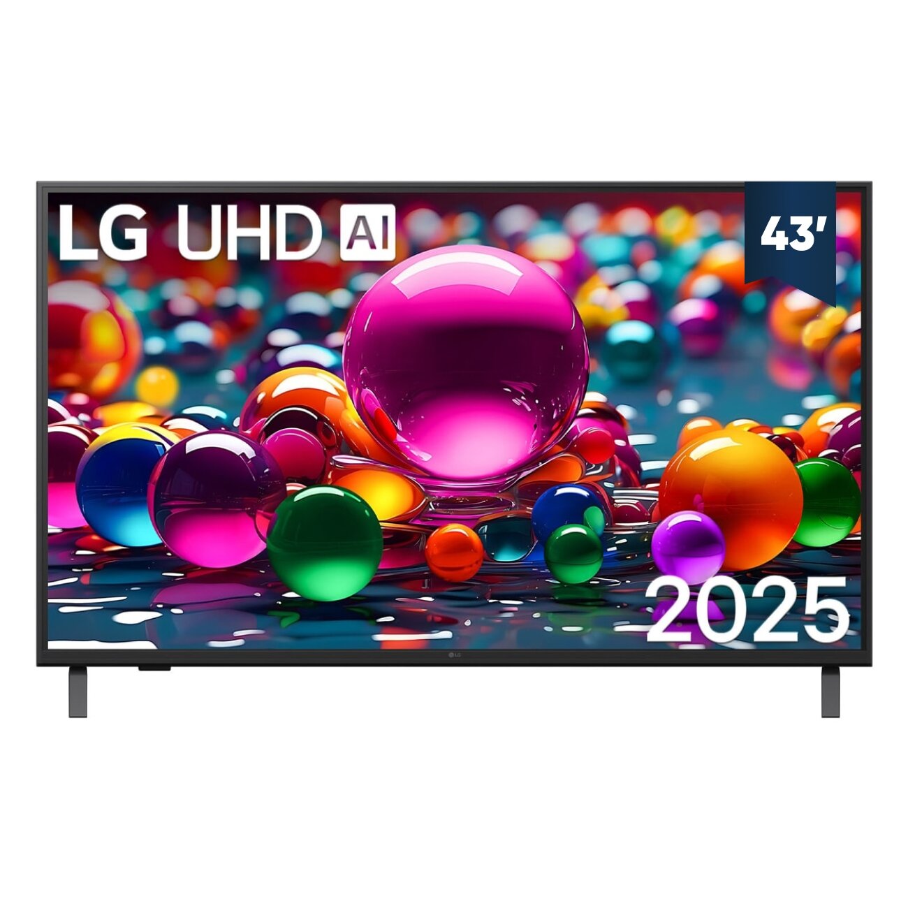 Телевизор LG UHD AI 4K 43UA75009LA, Беспроводная связь: Bluetooth, Версия интерфейса HDMI: 2.0, Вес без подставки: 1-10 Кг