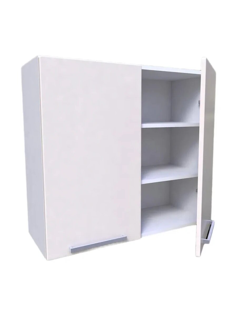 Шкаф кухонный навесной, 80х30х72 см, Полка 800, ЛДСП - белый