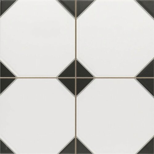 Изображение товара Керамический гранит Realonda Canterbury Black 33*33, квадратная, узор, матовая,33*33 см (цена за 1 м2)