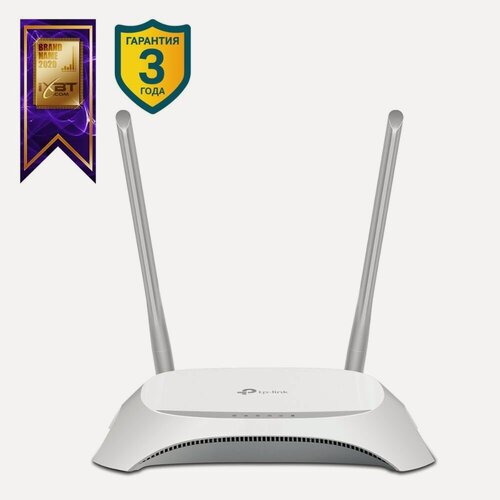 Изображение товара Wi-Fi Роутер TP-Link TL-WR842N, 2.4ГГц N300, 5xRJ45, 1xUSB с поддержкой 3G/4G модемов