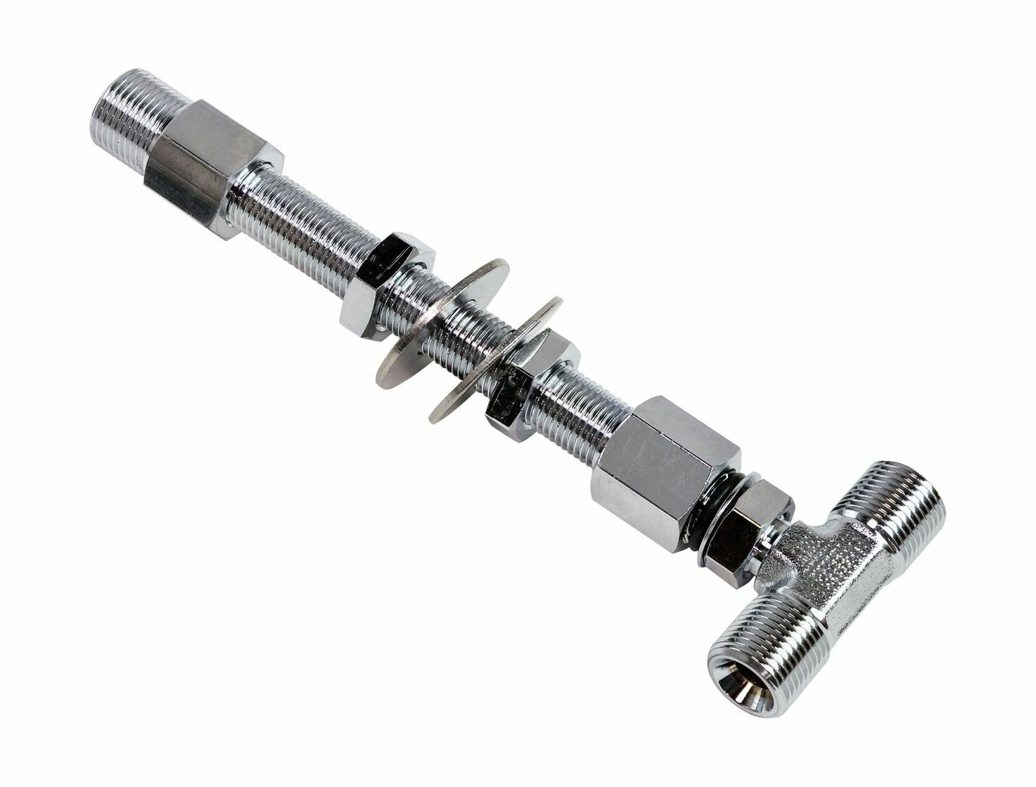 Фитинг T- образный 3/8для сквозного монтажа гидравлического шланга через переборку, Sea First