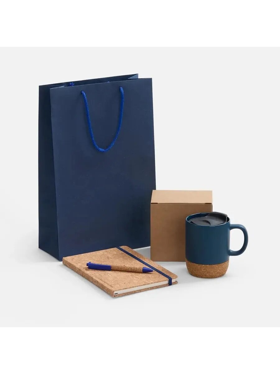 Элегантный синий набор для дома и офиса