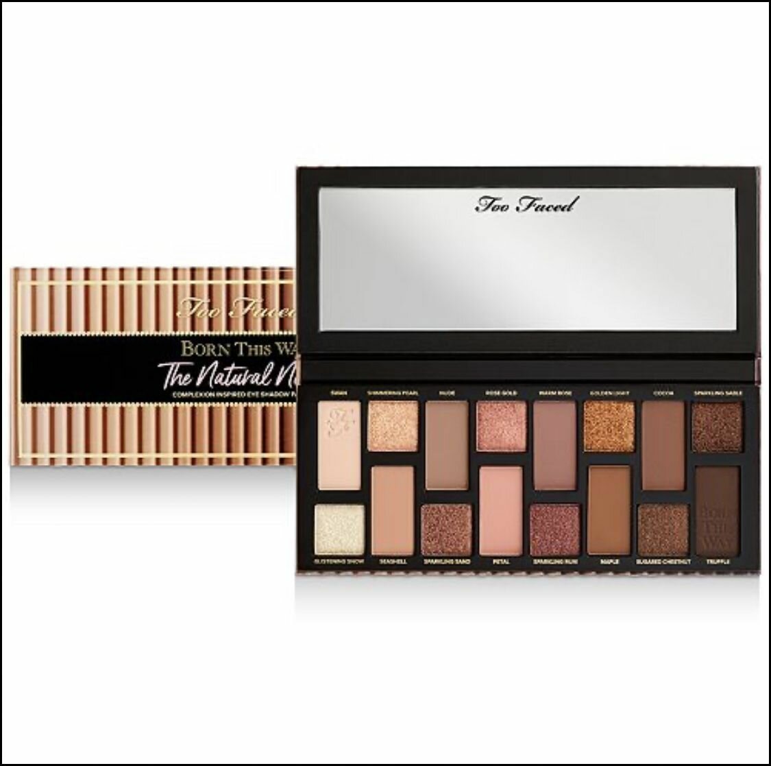 Too Faced Палетка теней Born This Way The Natural Nudes Eyeshadow Palette