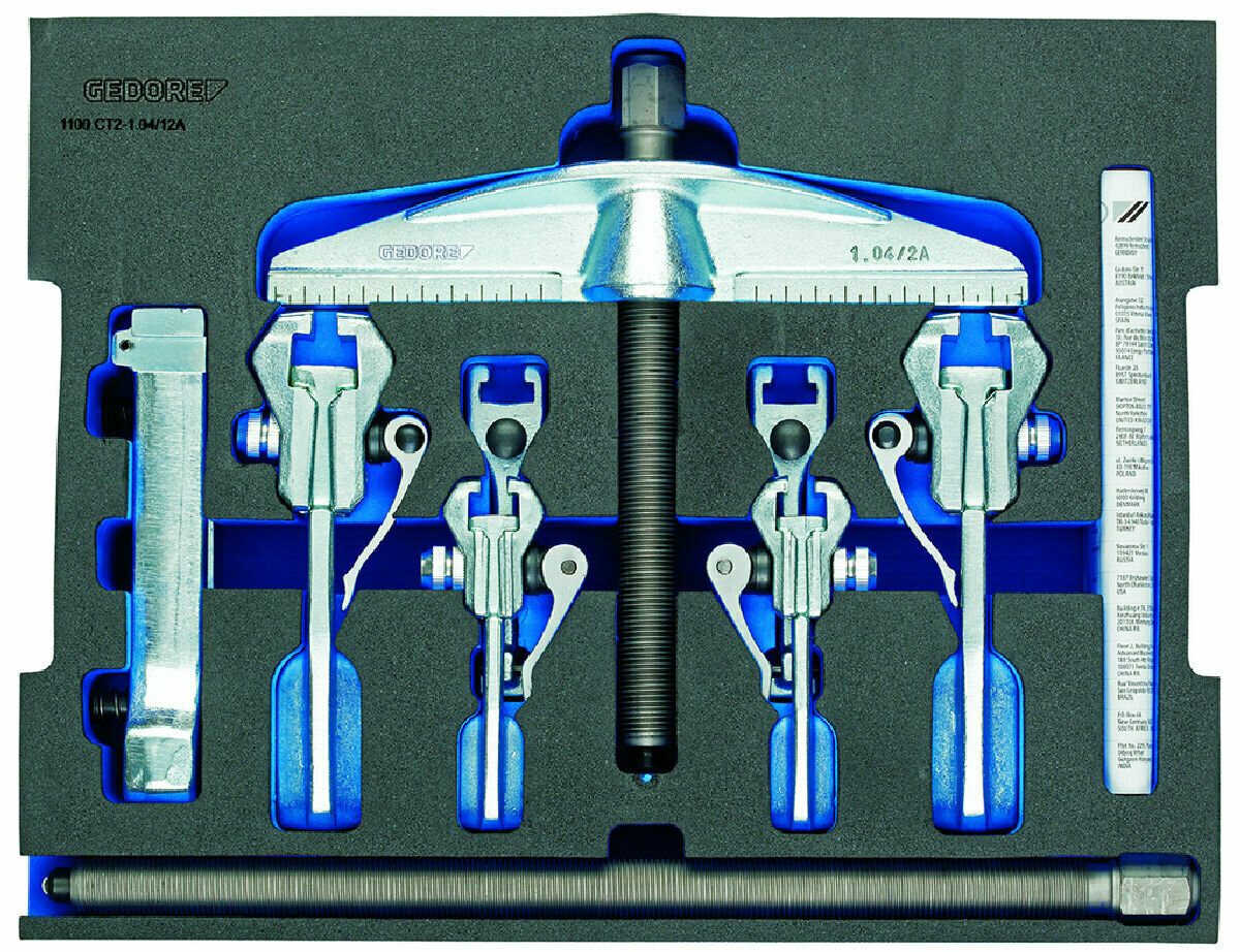 Набор внутренних / внешних съемников Gedore 2927268 в 2/2 L-BOXX® 136, 6 шт.