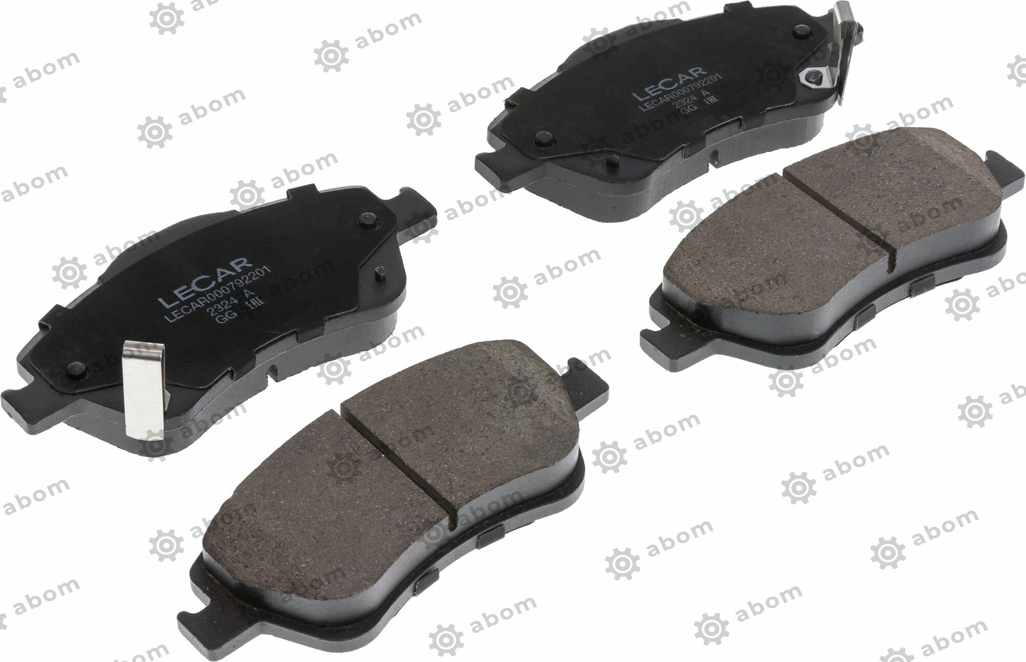 Тормозные колодки дисковые Передние сист. Bosch Toyota Corolla 06- LECAR LECAR000792201