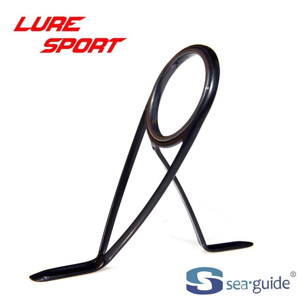 Комплектующие Seaguide RS Ring для сборки удилищ: черные кольца из стали и 4PCS BXQHRSG, SIZE 40
