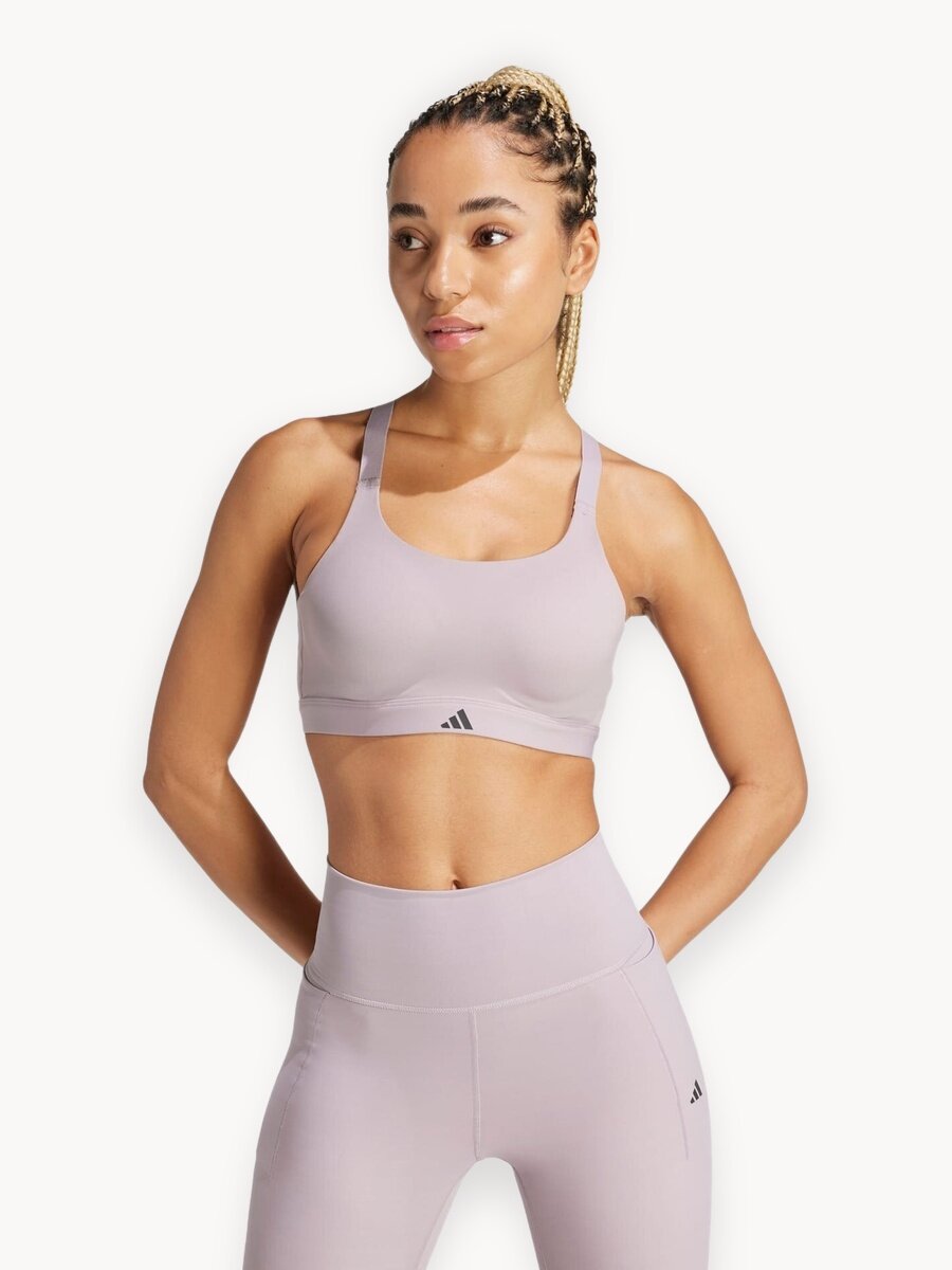 Топ adidas TLRD Impact Luxe, размер XSCD, лиловый