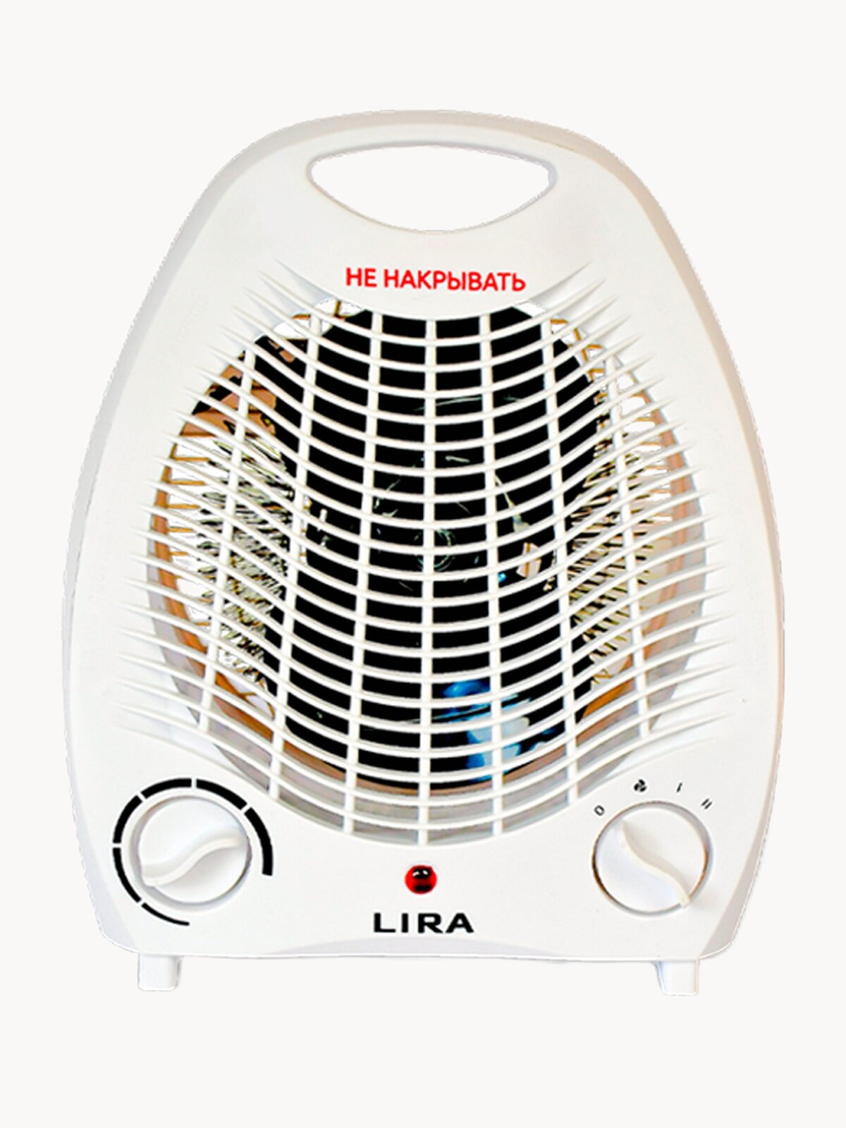 Тепловентилятор, 2 кВт, обогреватель электрический, ветродуйка, конвектор электрический Lira 2,0, 2 режима,