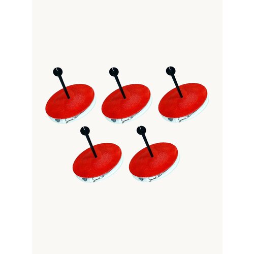 Кружки рыболовные (жерлицы) оснащённые, 5 штук.