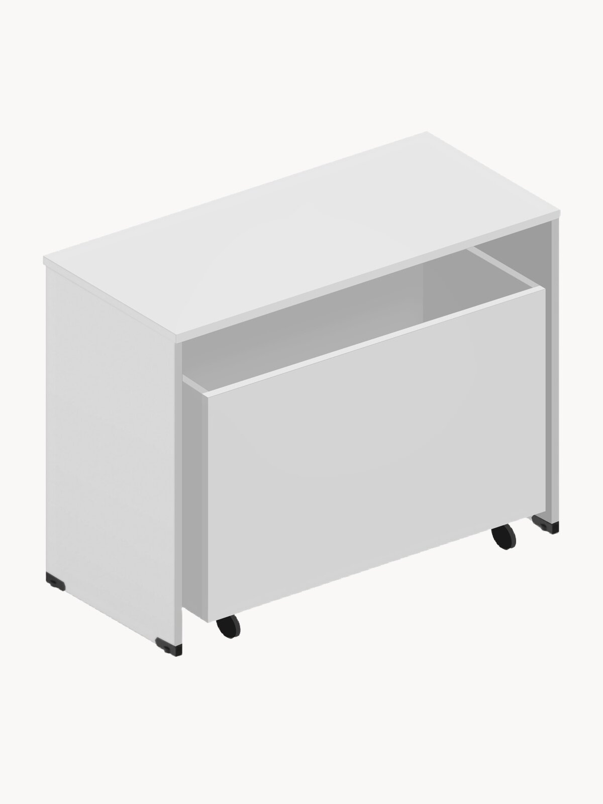 Стол для распаковки Яндекс для брендированного ПВЗ Яндекс Маркета 80 см