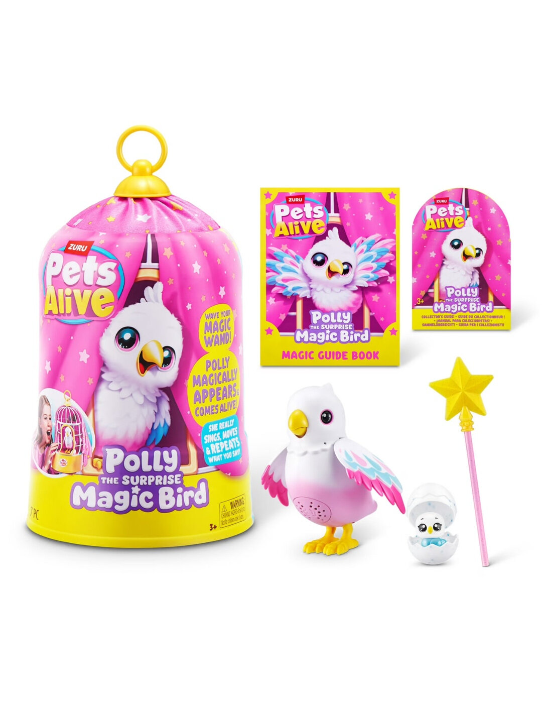 Pets Alive Polly the Magic Bird — игрушка для девочек с интерактивными звуками — фото 1