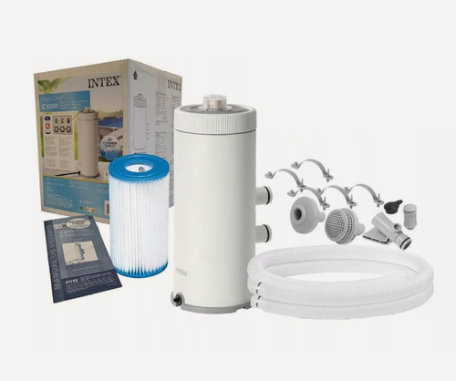 Изображение товара Фильтр-насос Intex 26638 (C1000) картриджный для бассейна 3785 л/ч