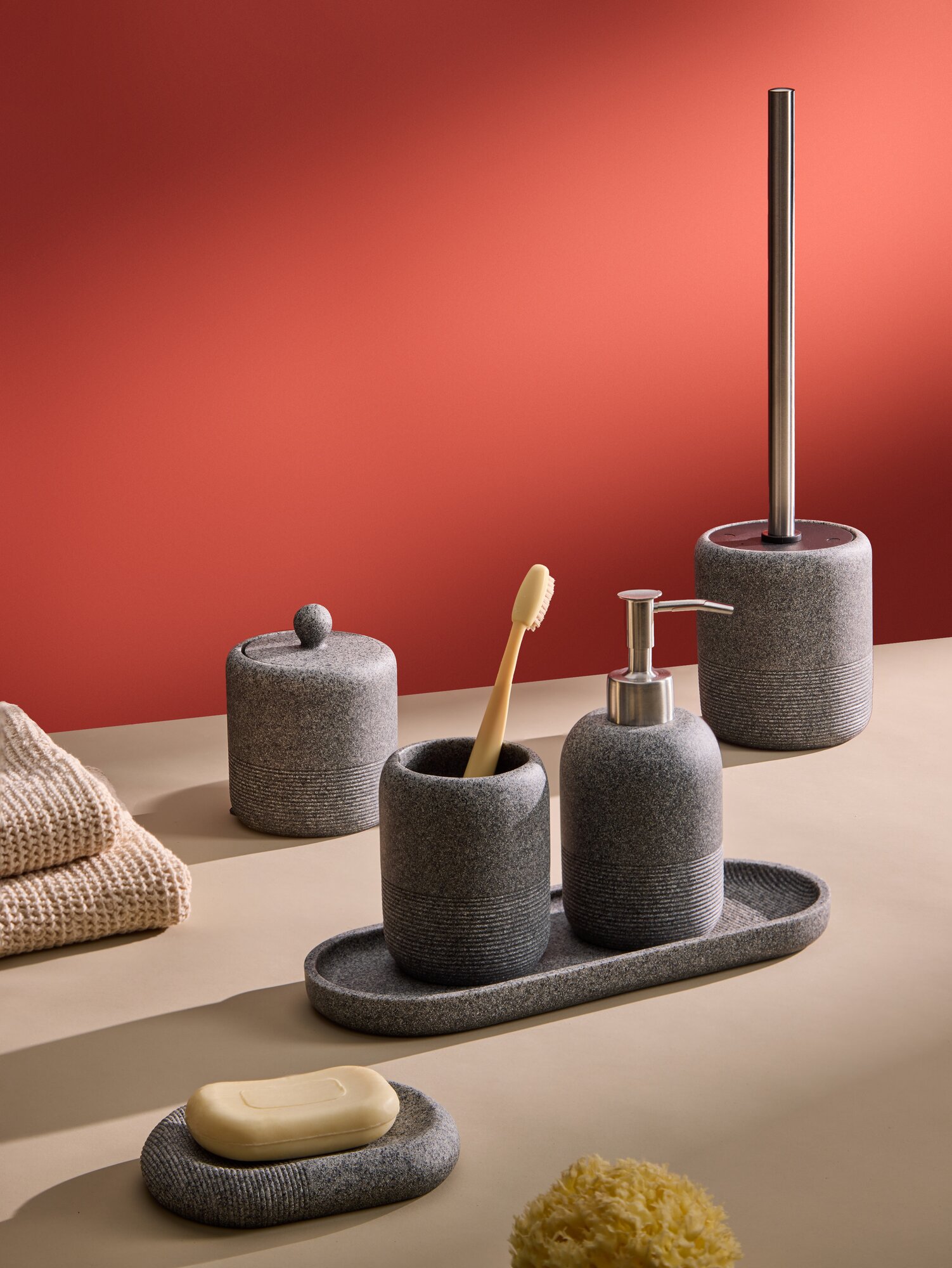 Мыльница Loup графитовая Bergenson Bjorn Bath BB0001025 — фото 1