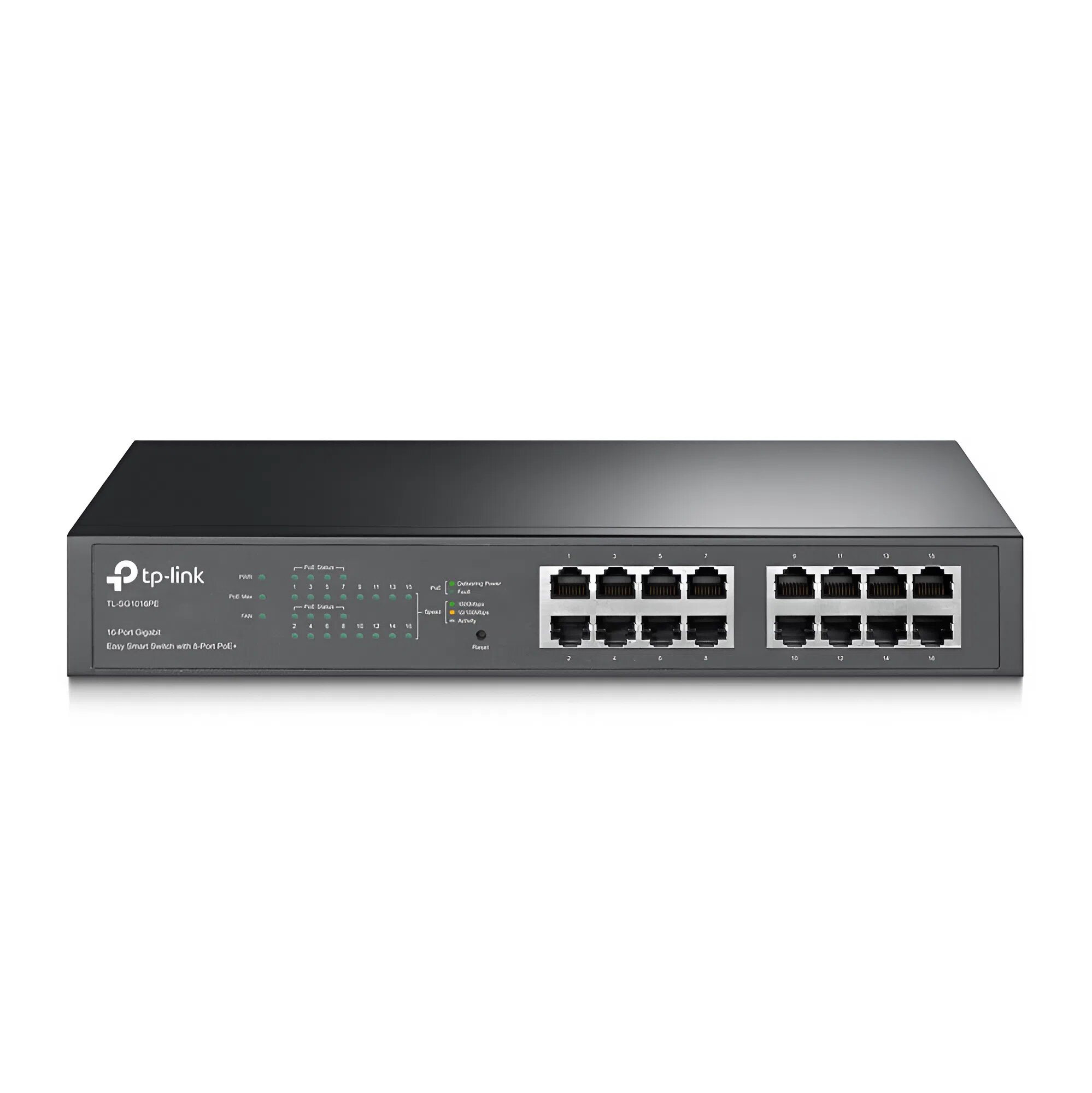 Коммутатор TP-Link TL-SG1016PE, Роутер, 16 портов, Gigabit PoE — фото 1