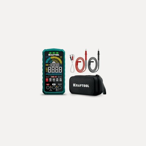 Изображение товара Мультиметр Kraftool KMS-10, профессиональный, цифровой, автоматический, 59872