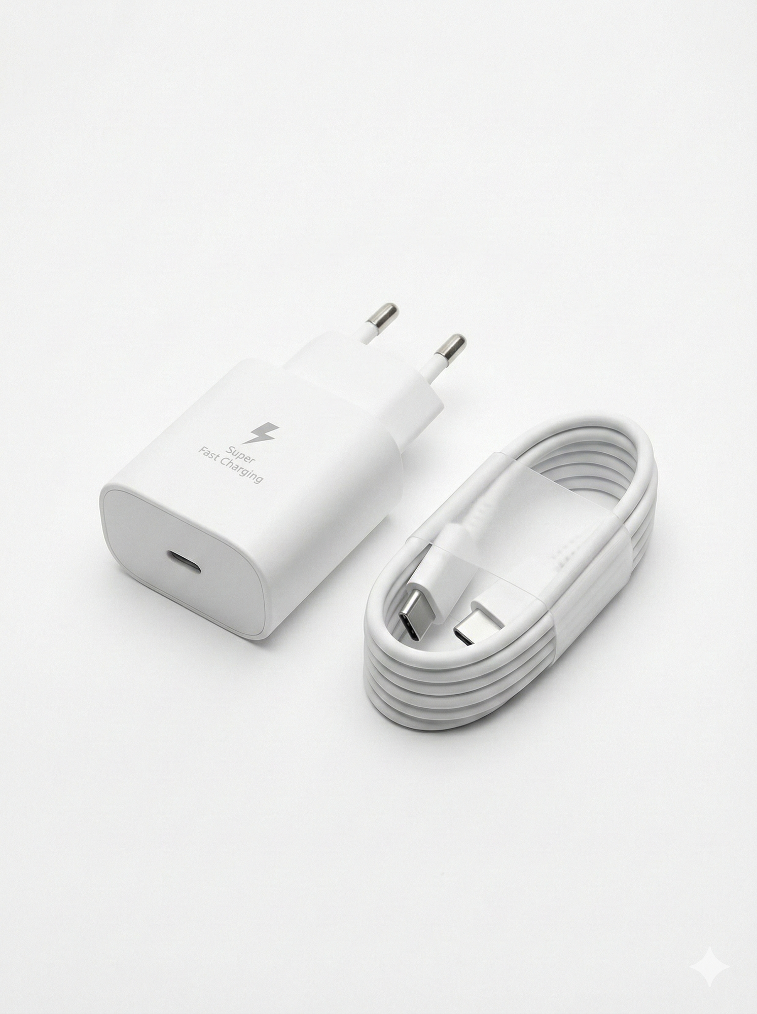 Зарядное устройство Samsung 45 Вт, 25 Вт, кабель Type-C, быстрое зарядное устройство — фото 1