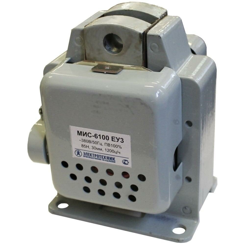 Электромагнит Электротехник МИС-6100 ЕУ3, 380В, тянущее исполнение, ПВ 100%, IP20, с жесткими выводами ET502277
