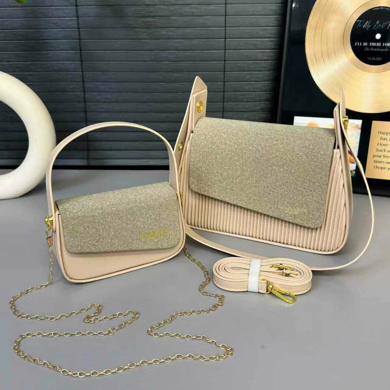 Декоративные джиббитсы для клатч сумок, стильный дизайн, комплект 2 штуки