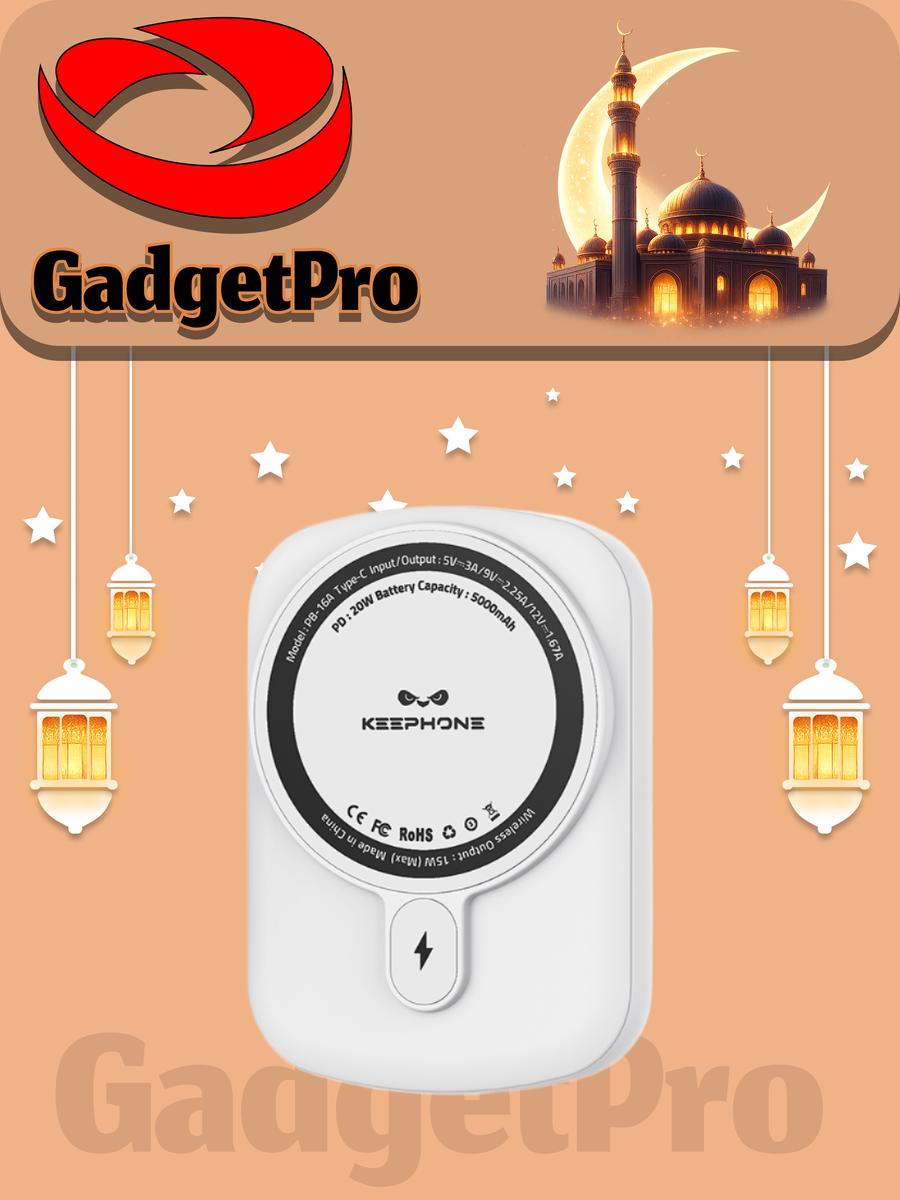 Внешний аккумулятор Keephone Ultra Slim 5000mAh PD 20W - тонкий и быстрый повербанк