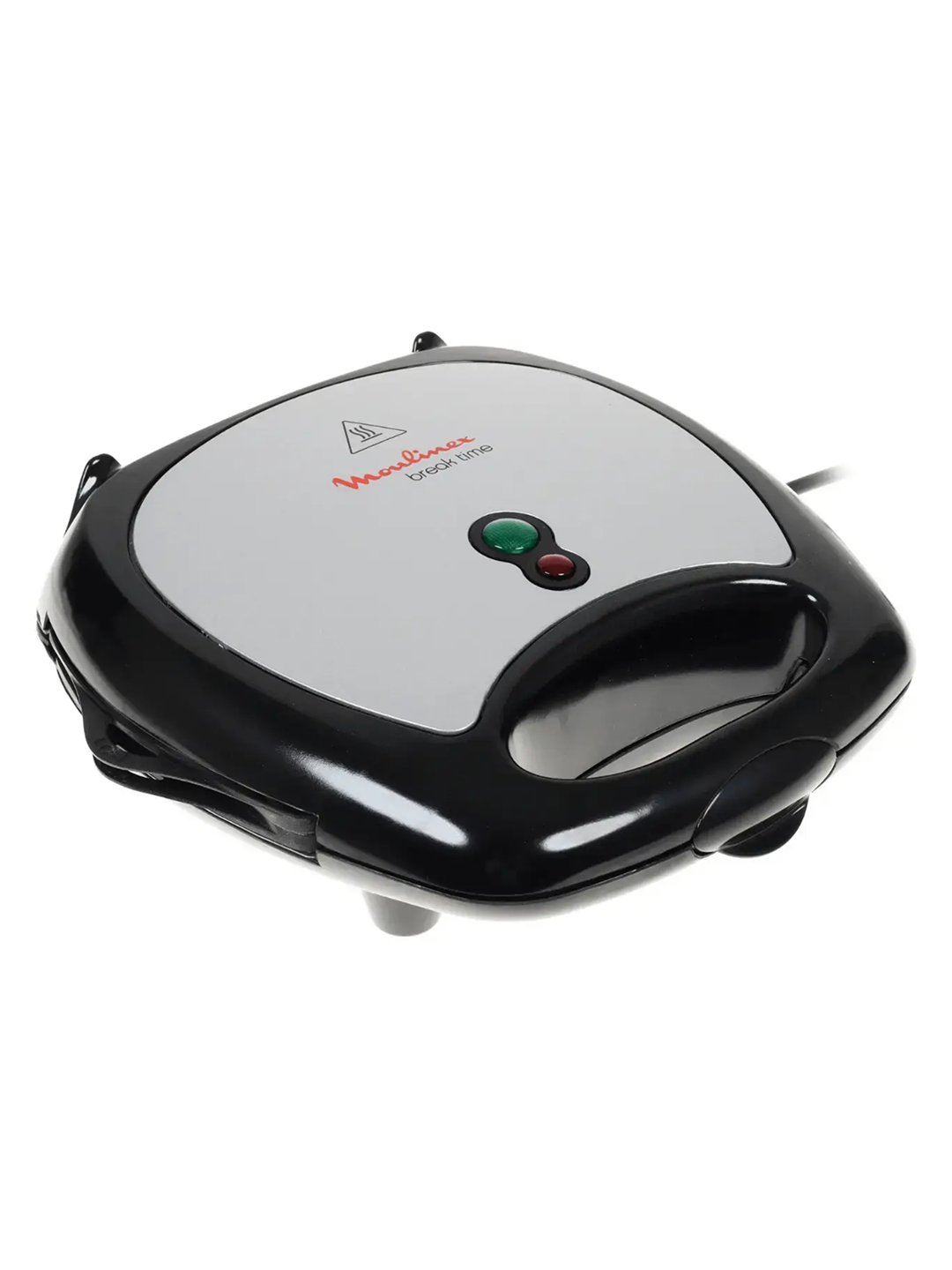 Сэндвичница Moulinex SW611812 , серебристый Мощность 700 Вт сэндвичницы, вафельницы, гриля и панини-пресса