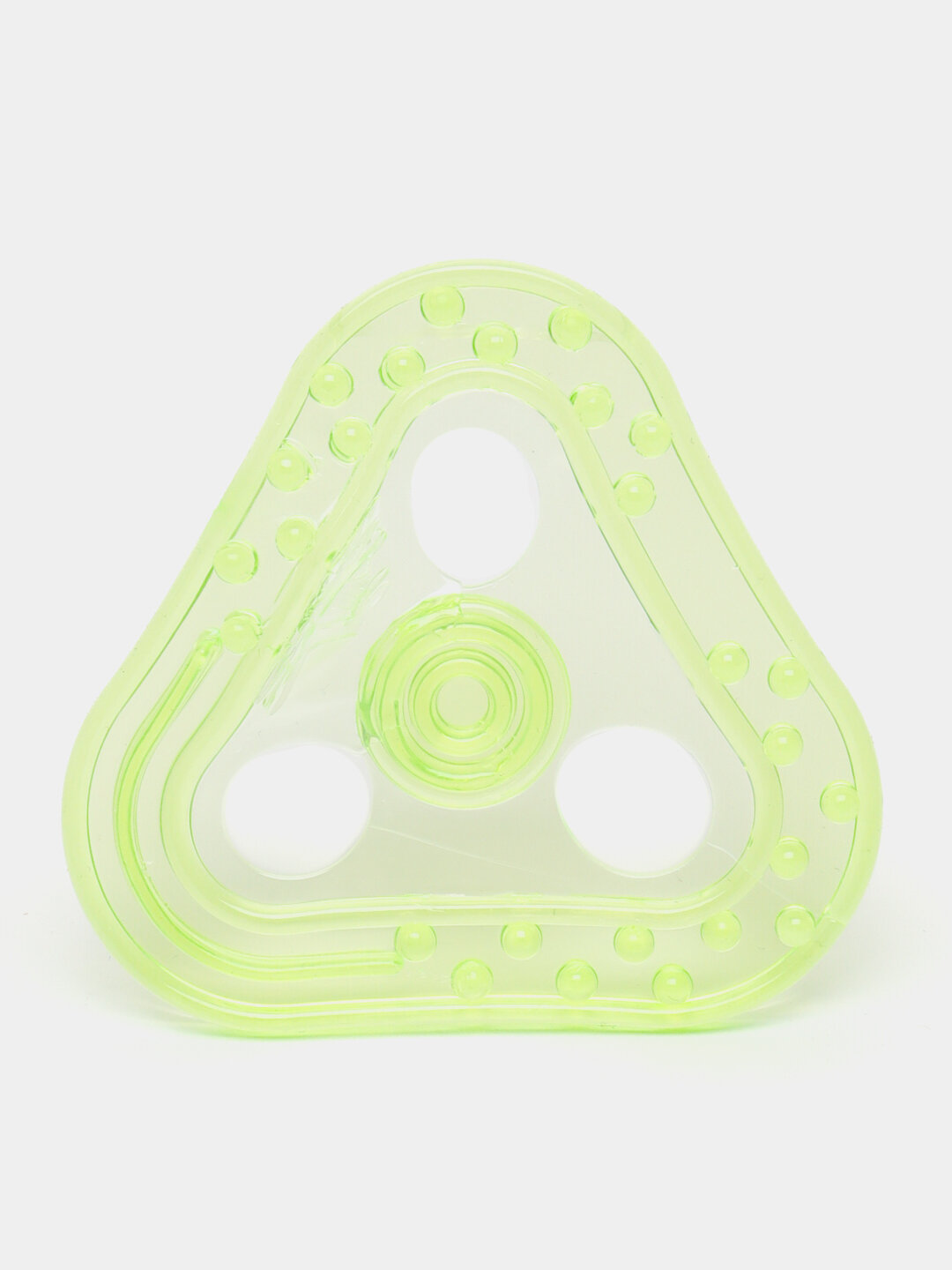 Прорезыватель для зубов детский силиконовый, массажер для десен "Спиннер". — фото 1