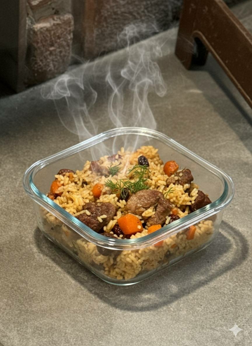 Стеклянный контейнер для еды – 520 мл Практичный и удобный стеклянный контейнер