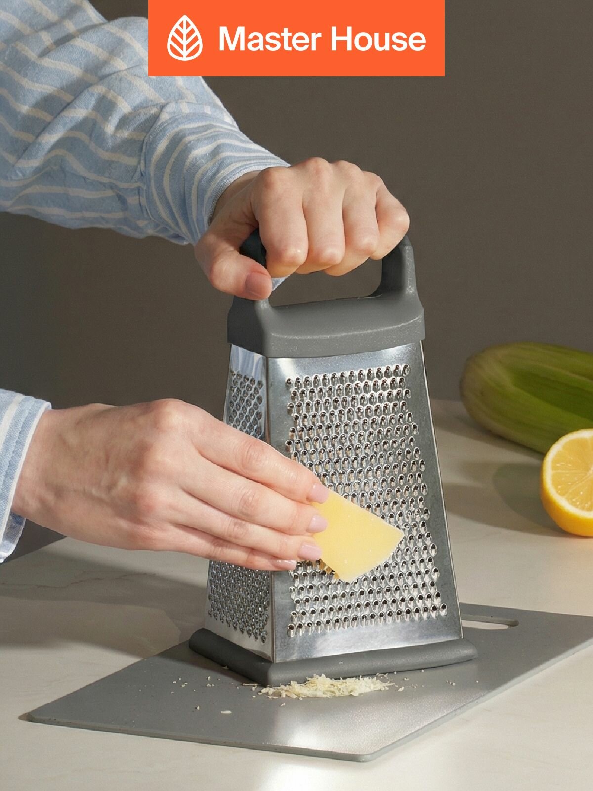 Терка для овощей Master House модель Маренго четырехгранная — фото 1