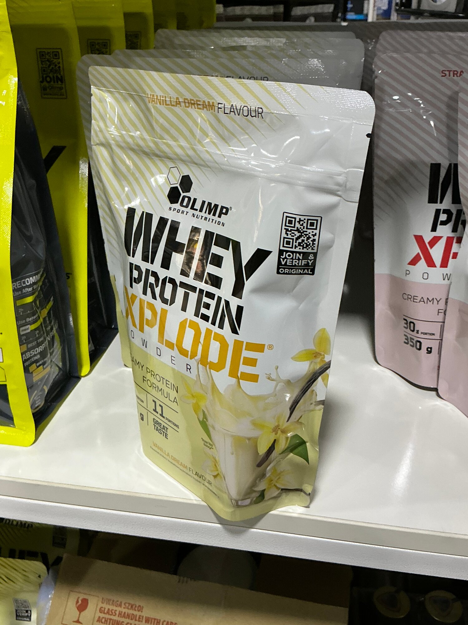 Olimp Whey Protein XPLODE 350g вкус Vanilla dream, вей протеин для роста мыщц — фото 1
