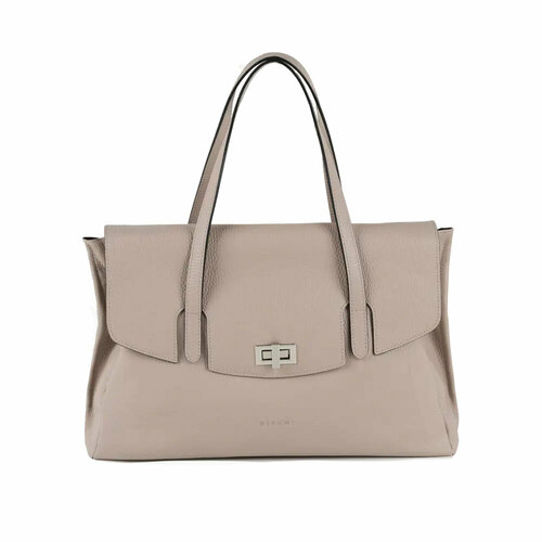 Сумка шоппер Ripani, фактура зернистая, серый