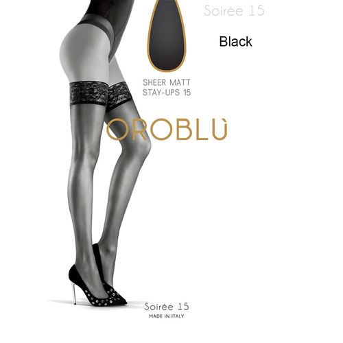 фото Чулки oroblu soiree 15, размер 2/1, чёрный