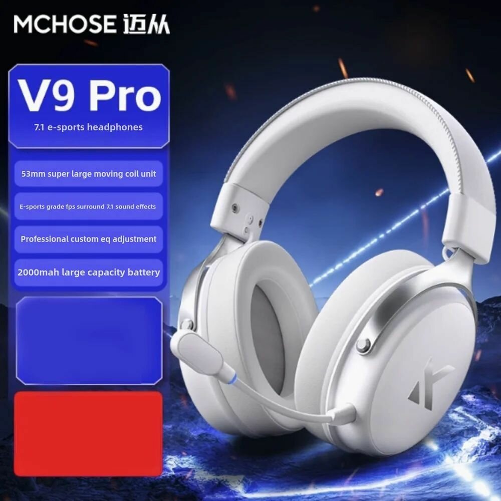 Гарнитура MCHOSE V9 Pro с эксклюзивным активным шумоподавлением и тремя спортивными режимами работы