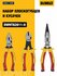 Набор плоскогубцев и кусачек DEWALT DWHT82811-0, с токоизолирующими рукоятками: ...