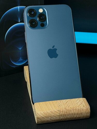 Изображение товара Смартфон Apple iPhone 12 Pro, 256gb, Pacific Blue, RU, nano SIM + eSIM