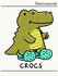 Термонаклейка для одежды и аксессуаров DTF-печать Crocs