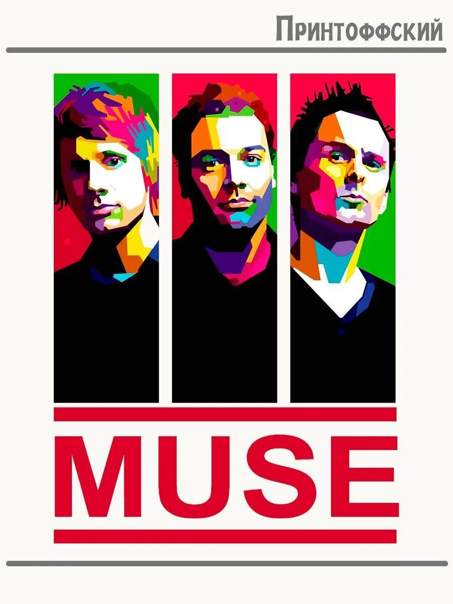 Термонаклейка для одежды и аксессуаров DTF-печать Muse
