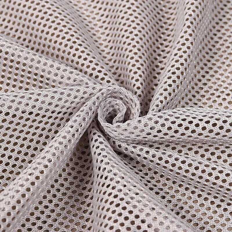 Синяя сетчатая ткань из полиэстера 1,5 м Серый, Light gray