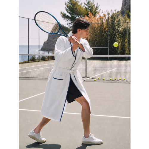 фото Халат lacoste, размер 42/48, белый