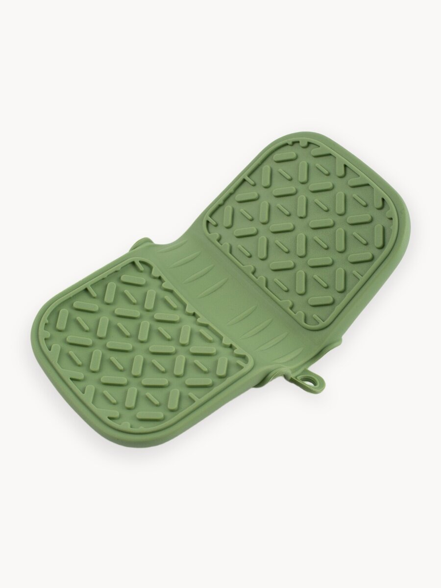 Прихватка силиконовая ATTRIBUTE "OLIVE" 9 см, противоскользящая