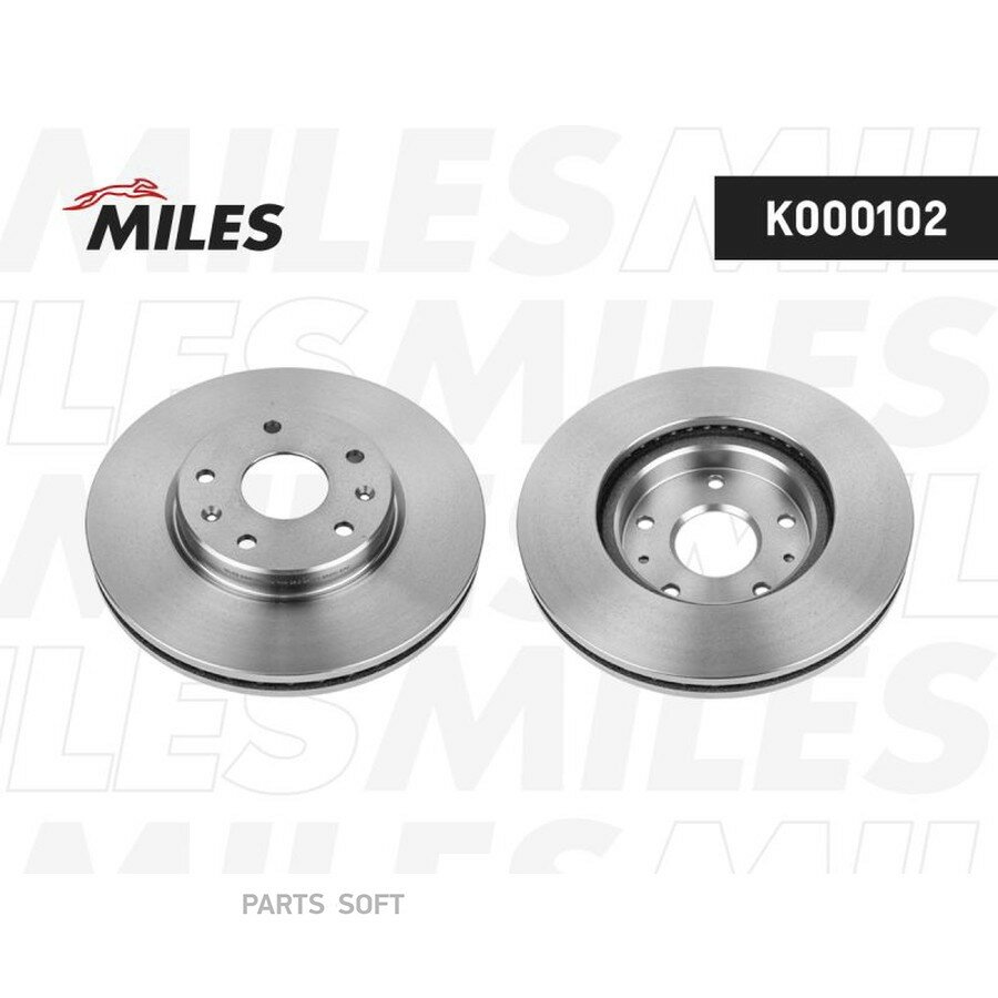 MILES K000102 Диск тормозной CHANGAN CS75 (2WD) - передний ()