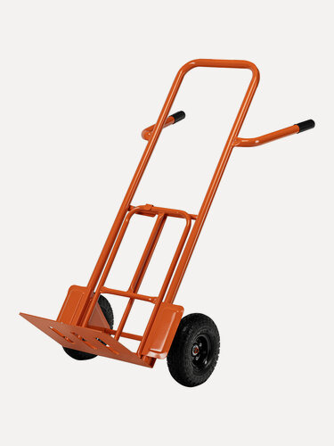 Изображение товара Тележка грузовая на колесиках Сибртех TTP2-01.00.000, до 190 кг, пневмоколеса 26 см, платформа 580 х 290 мм, 68944