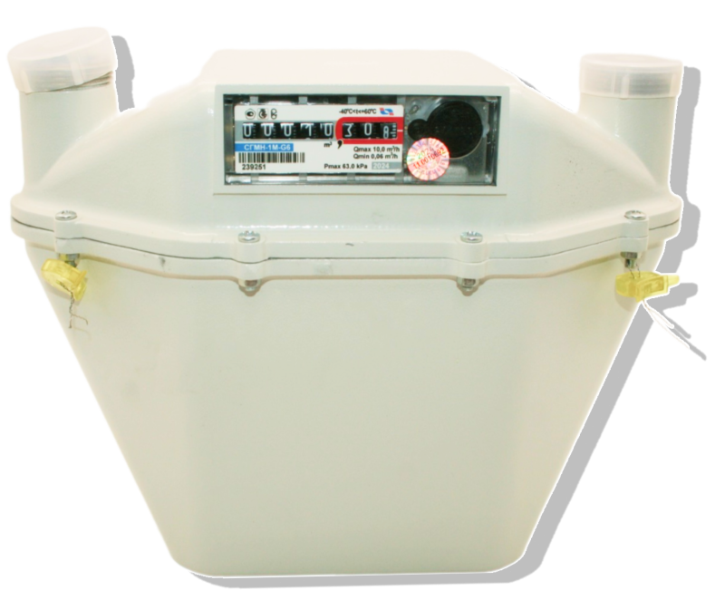 Счетчик газа СГМН-1М- G6 250 мм левый (2023 года)