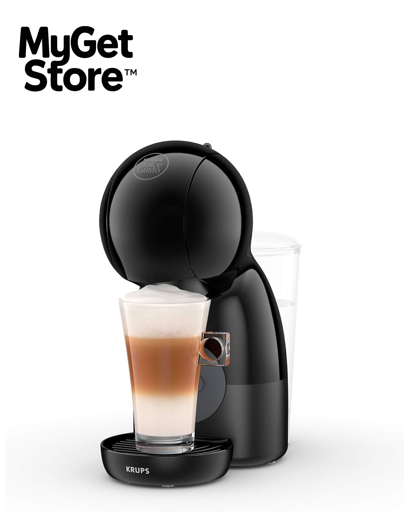 Кофеварка капсульная Krups Dolce Gusto KP1A3B10, давление 15 Бар, для американо и других напитков — фото 1