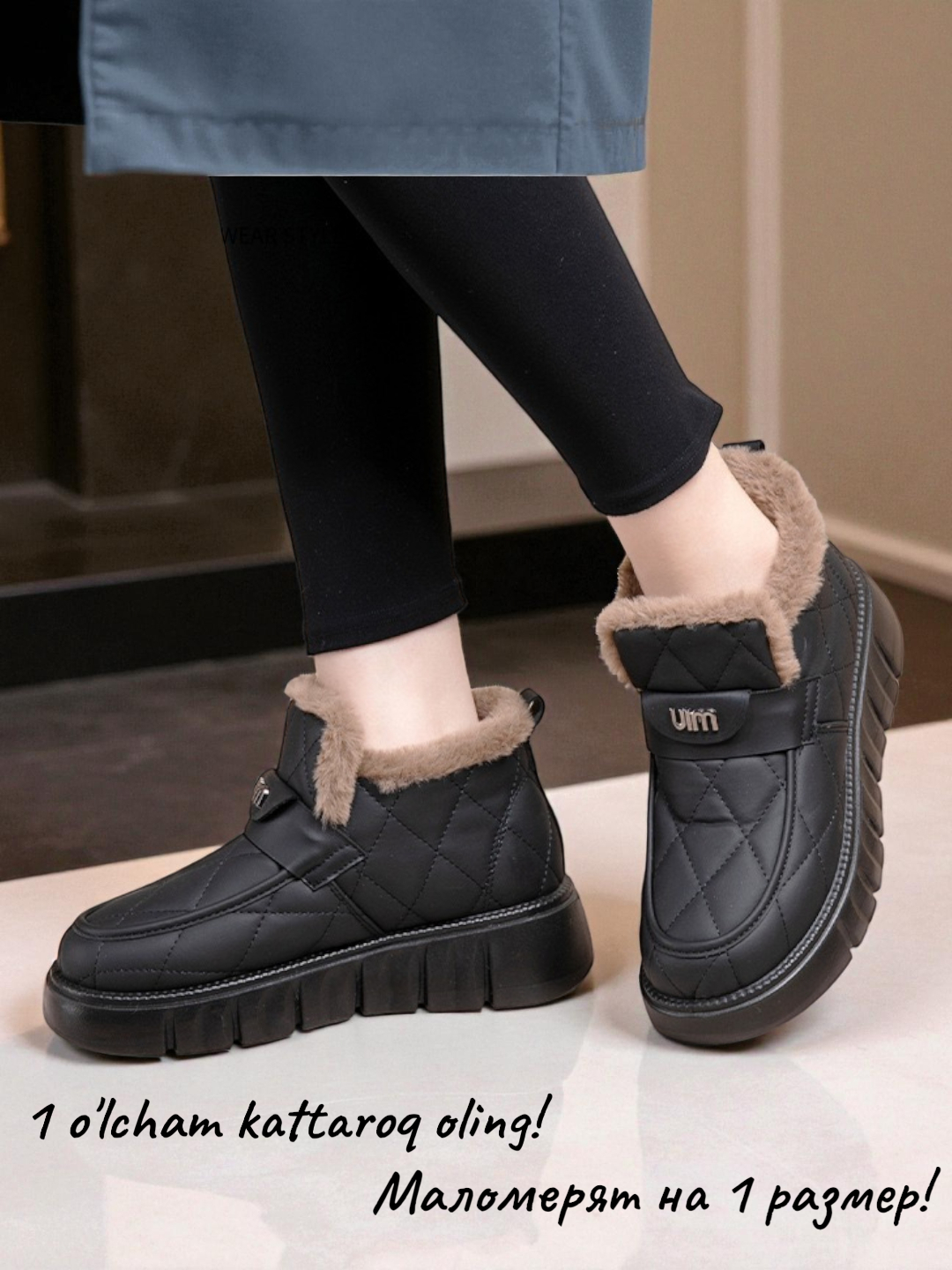 Полусапоги, размер 40, черный